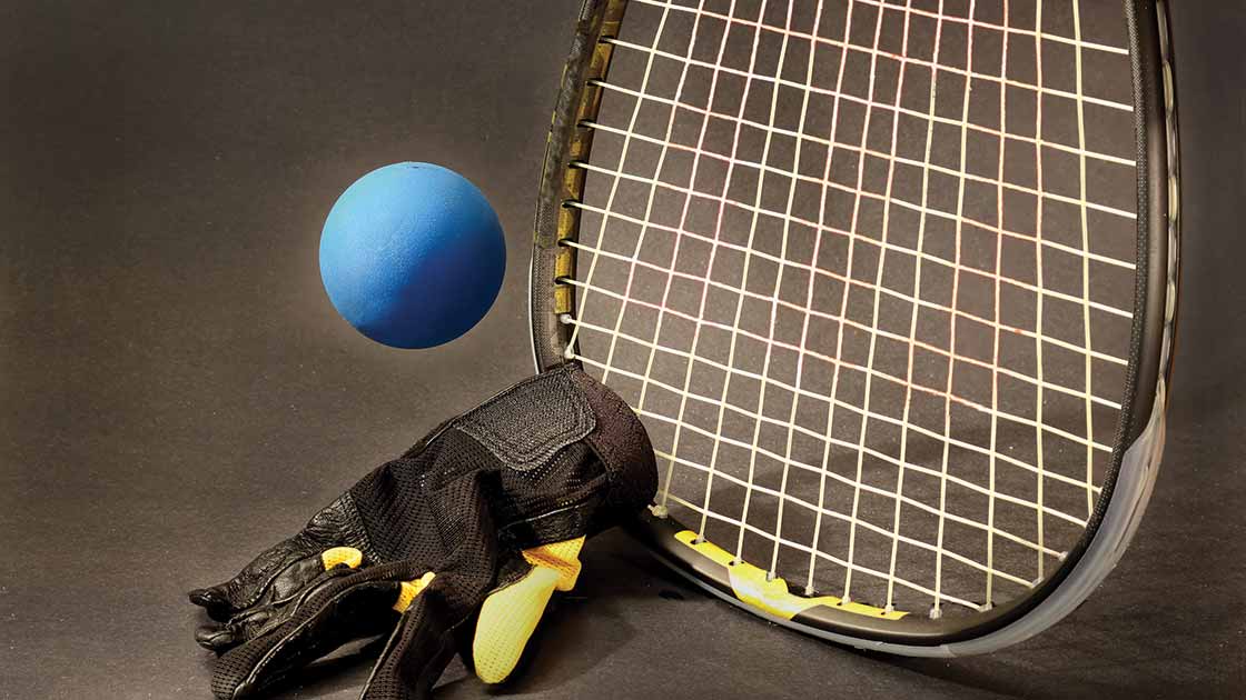 Image of racquetball gear